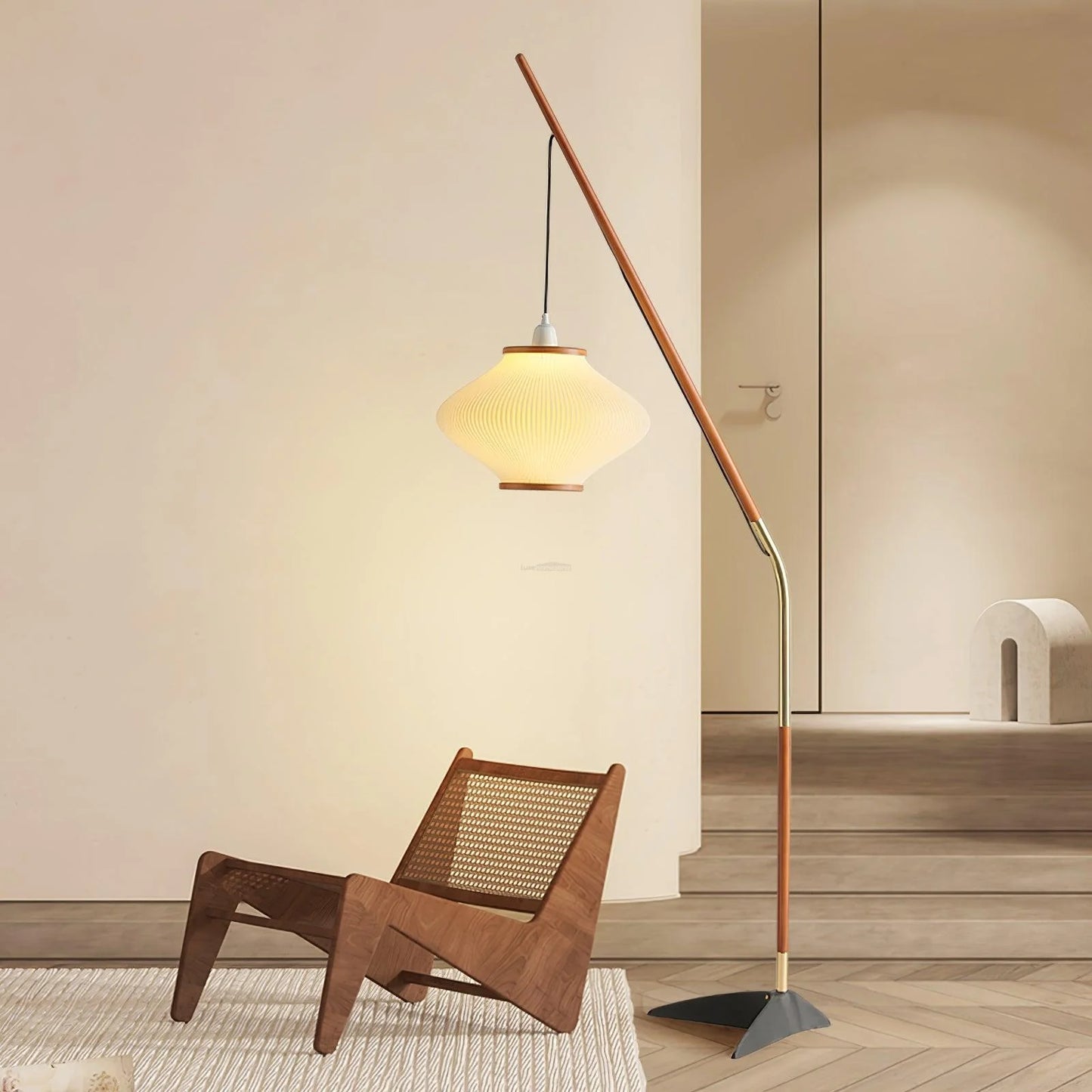 Arboréa Middeleeuwse Geplooide Vloerlamp