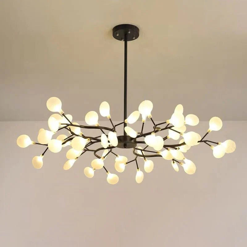 Branched LED Kroonluchter – Minimalistisch Vuurvliegdesign