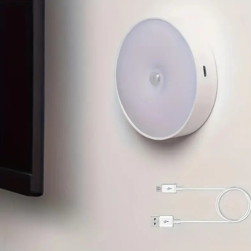 Slim Bewegingsgestuurd LED Nachtlampje – USB Oplaadbaar