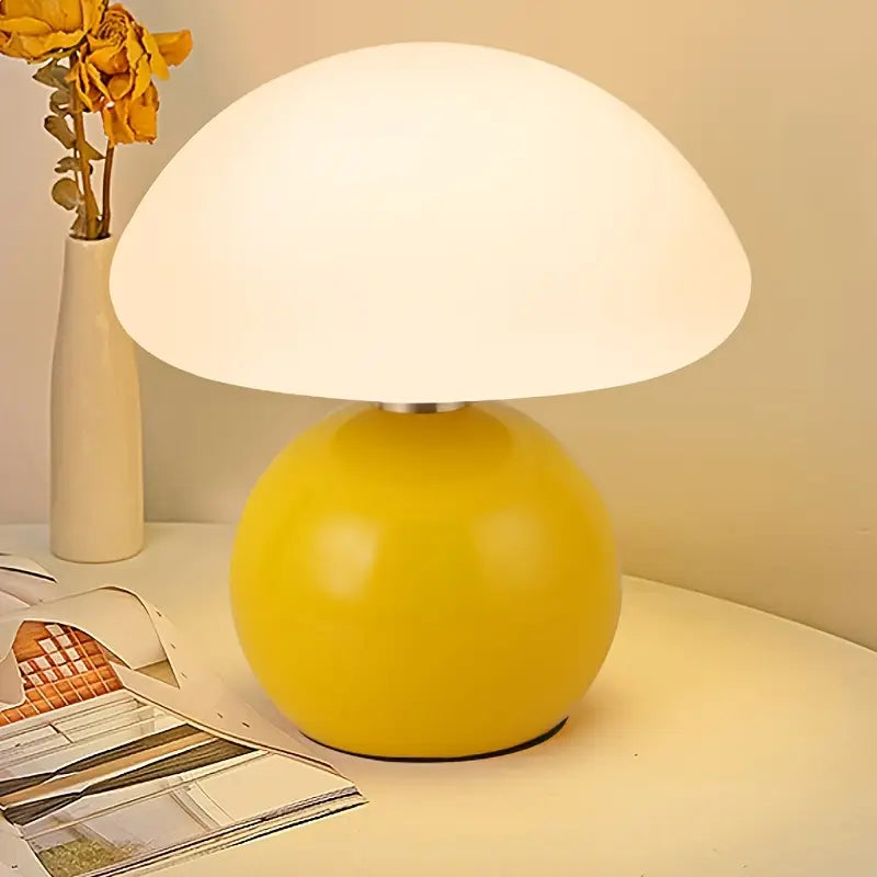 Paddenstoel LED Tafellamp – Moderne Sfeerverlichting met USB-aansluiting