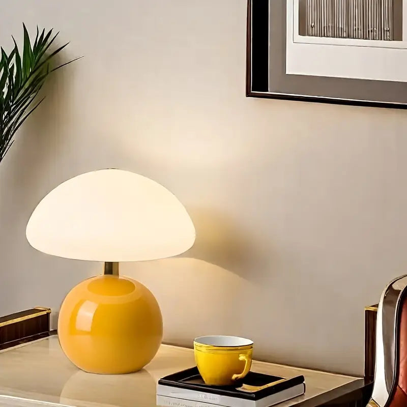 Paddenstoel LED Tafellamp – Moderne Sfeerverlichting met USB-aansluiting