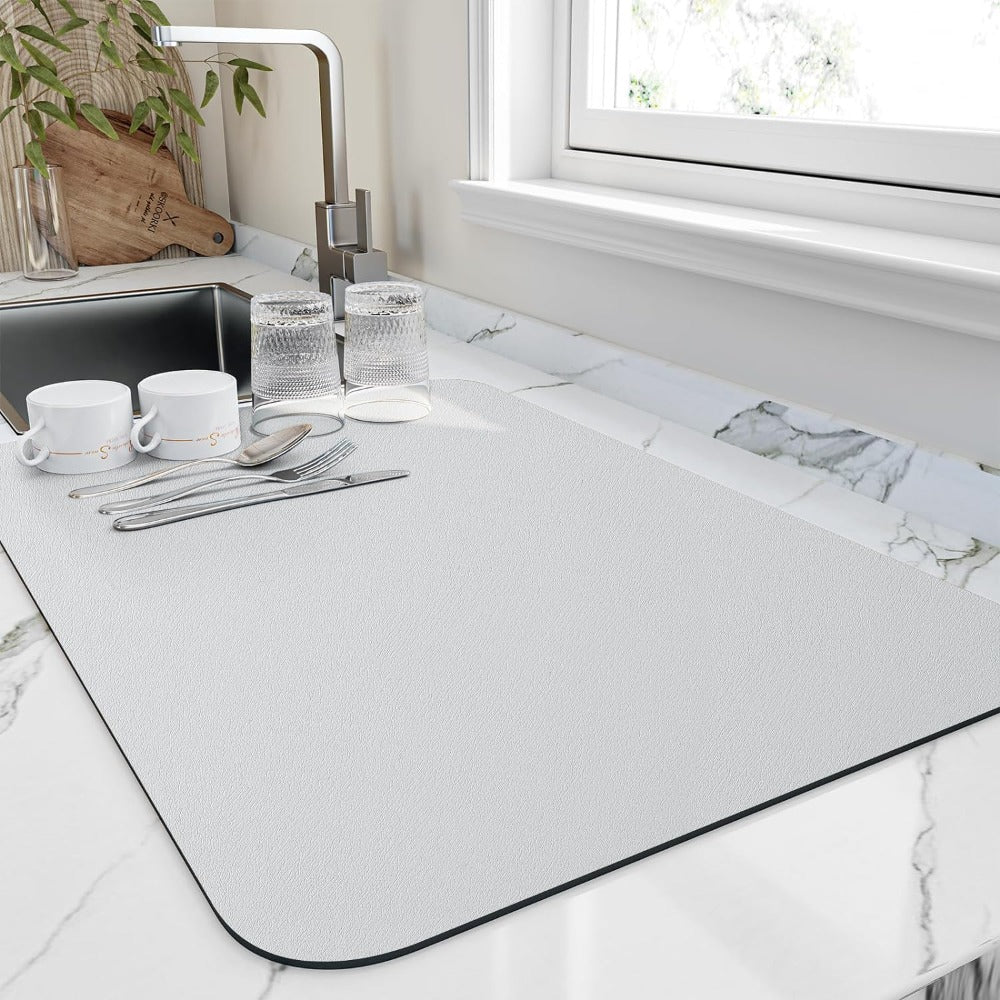 Afdruipmat Keuken Diatomiet Sneldrogend Antislip
