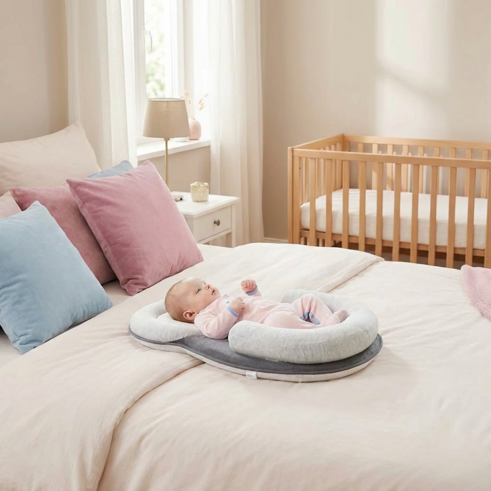 Babynest Ergonomische Babyondersteuning Veilig Zacht Ligkussen