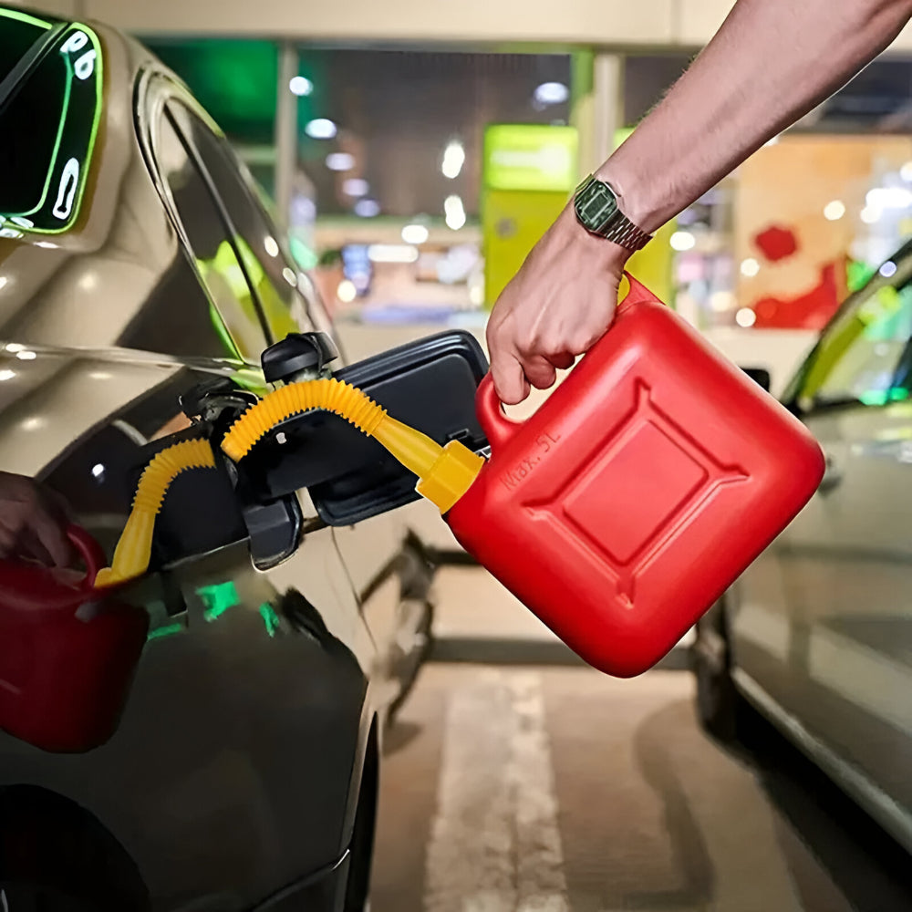 Benzinekan Tuit Flexibele Slang Lekvrij Bijvullen