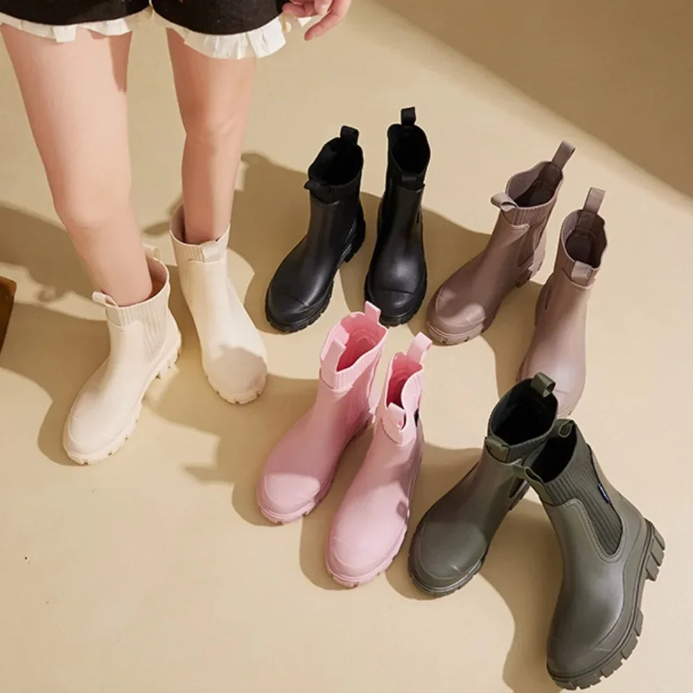 Chelsea Boots Waterdicht Antislip Elastisch Dames Enkellaarsjes