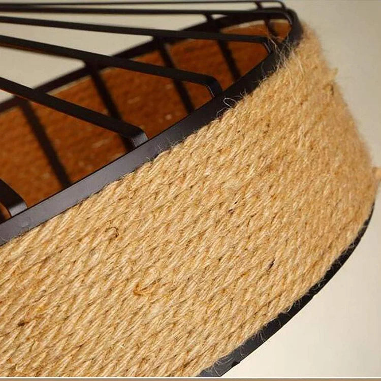 Klassieke Industriële Hennep Touw Hanglamp