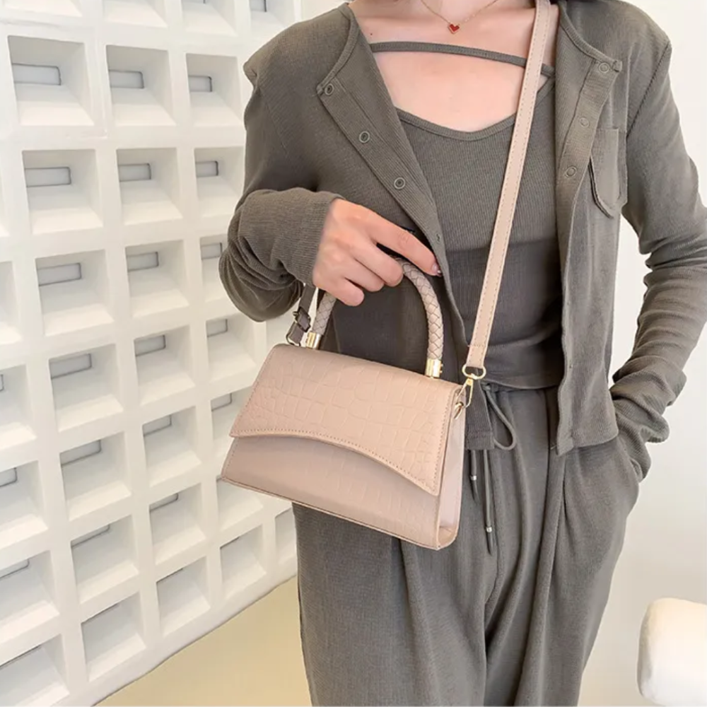 Dames Handtas PU Leer Schoudertas Crossbody Tas