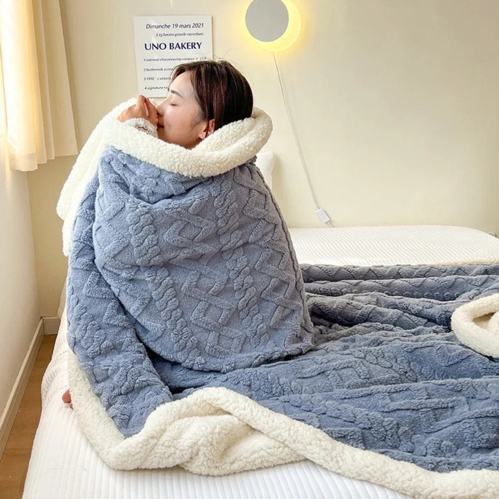 Deken Fleece Winter Warm Lichtgewicht Comfort Deken
