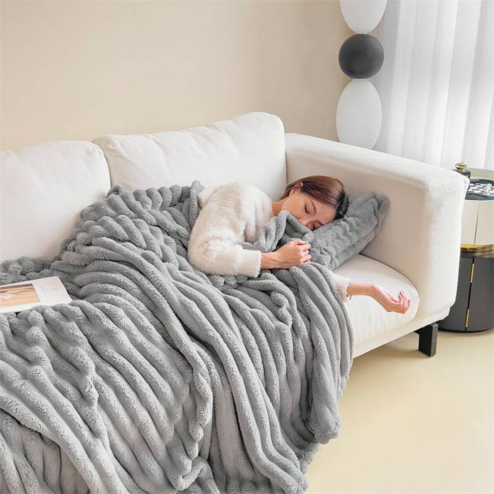 Deken Fleece Zacht Warm Winter Bank Bed