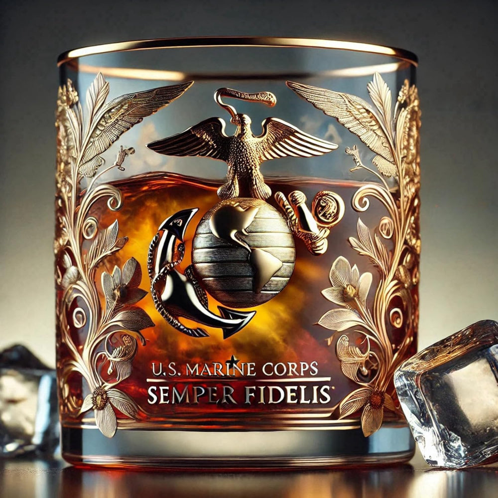 Drinkglas Veteran Eerbetoon Gegraveerd Glas Decoratie