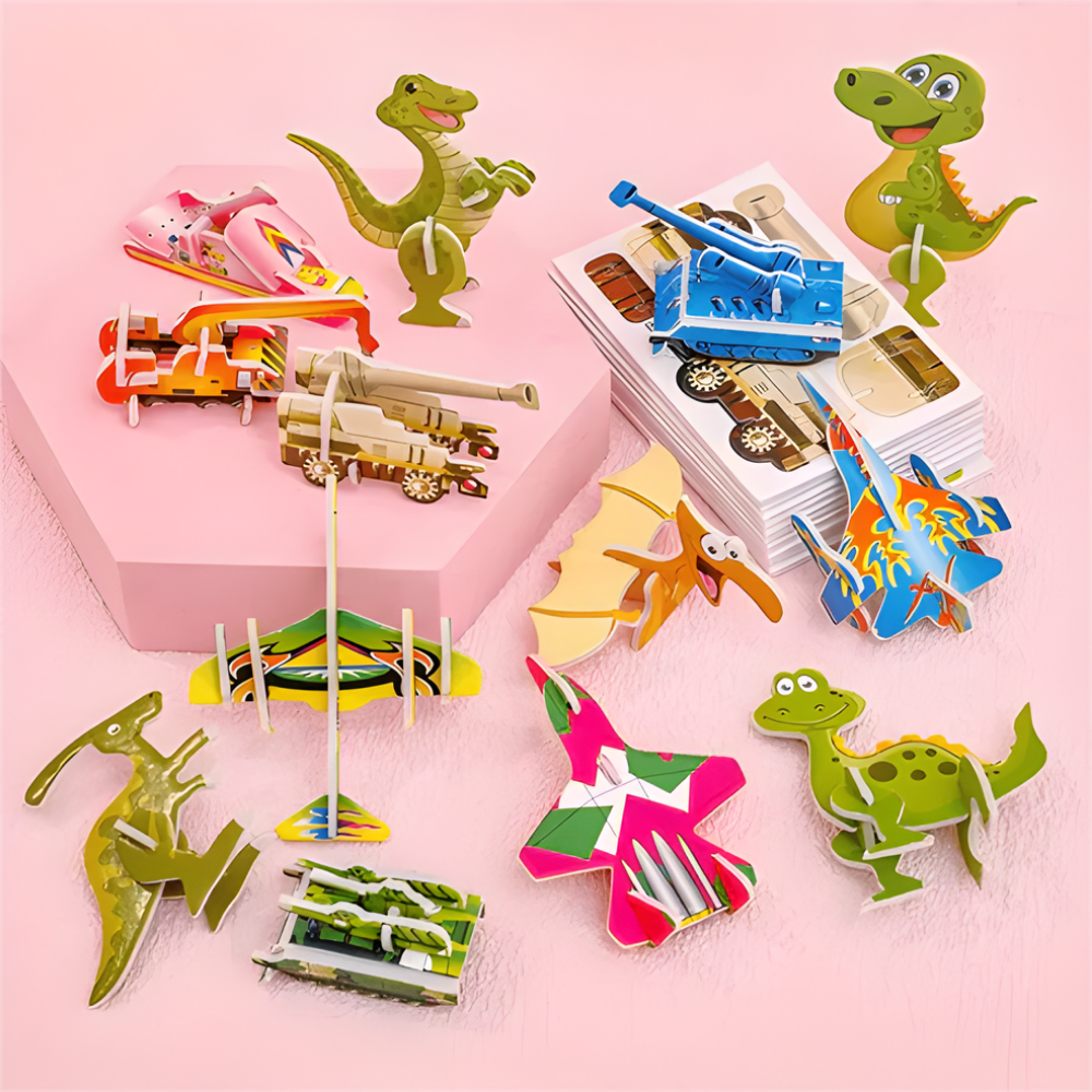 Educatief Speelgoed 3D Puzzel Creatief Schuim Bouwspel Kinderen