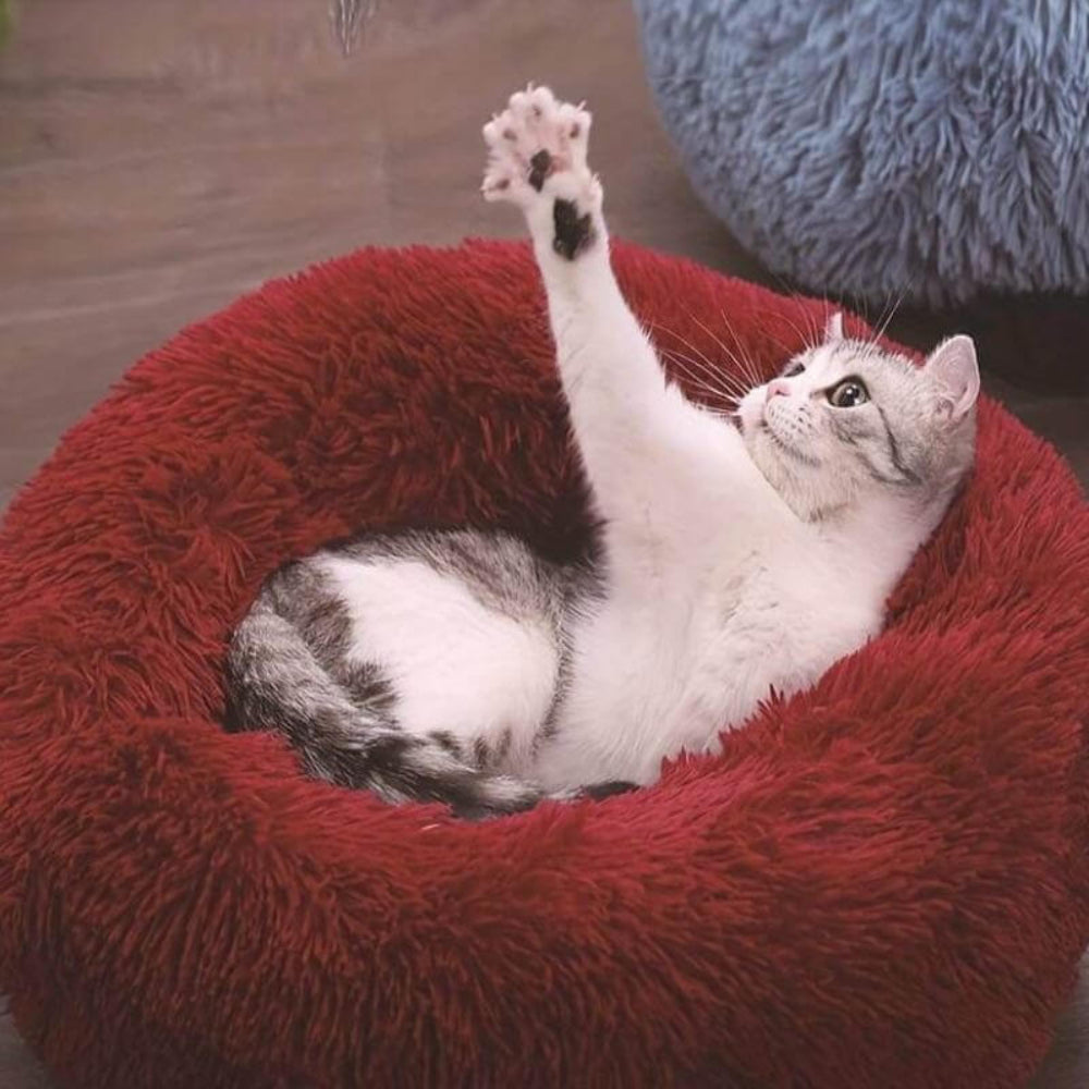 Hondenmand Donut Kattenmand Pluche Rond Wasbaar