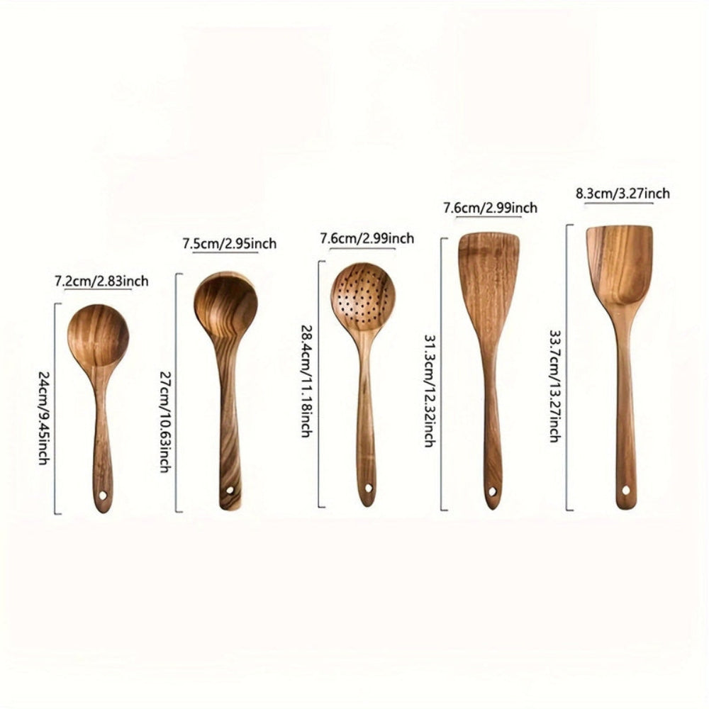 Keukengerei Houten Set Duurzaam Nordic Design Dagelijks Koken