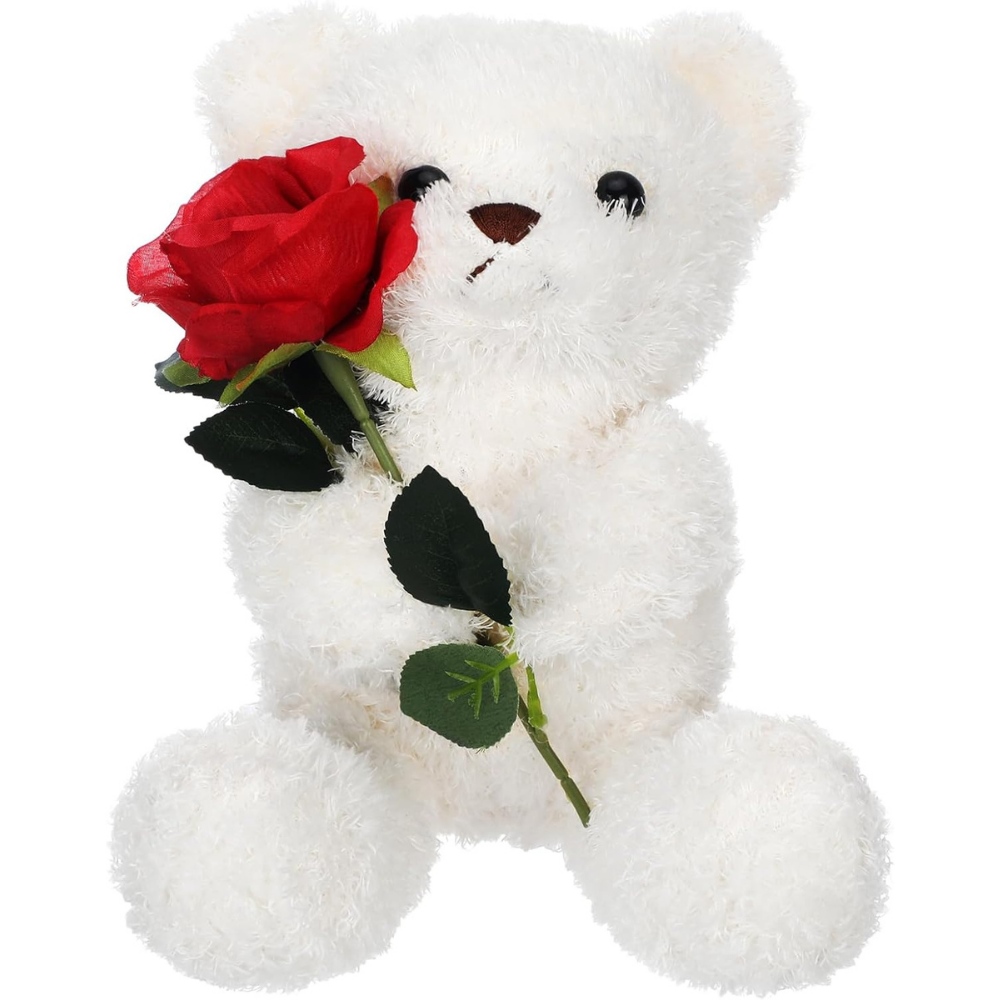 Knuffel Rozenbeer Zachte Pluche Cadeau Romantische Gelegenheden