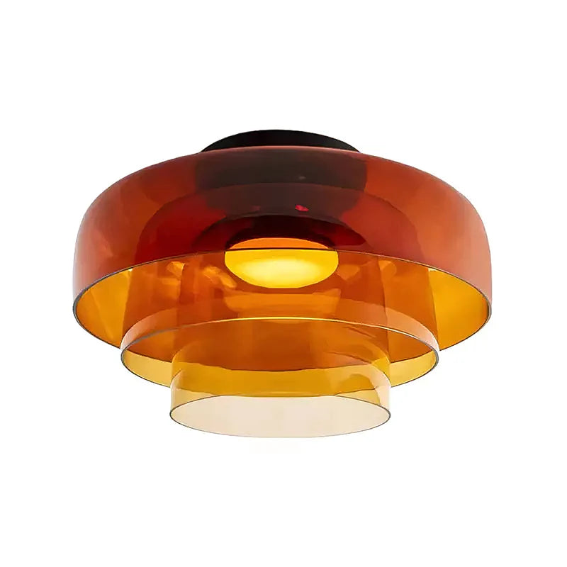 Aura Levels-Gelaagde Glazen Plafondlamp
