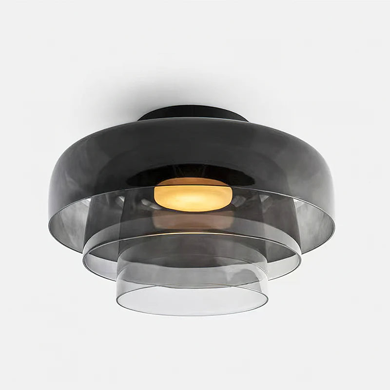 Aura Levels-Gelaagde Glazen Plafondlamp