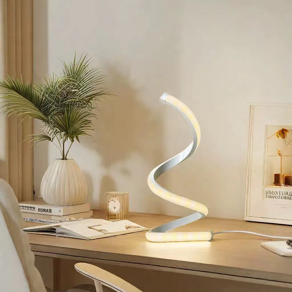 Tafellamp LED Modern Spiraal Dimbare Sfeerverlichting