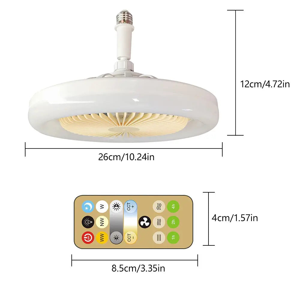 Plafondlamp Ventilator LED Dimbaar Modern