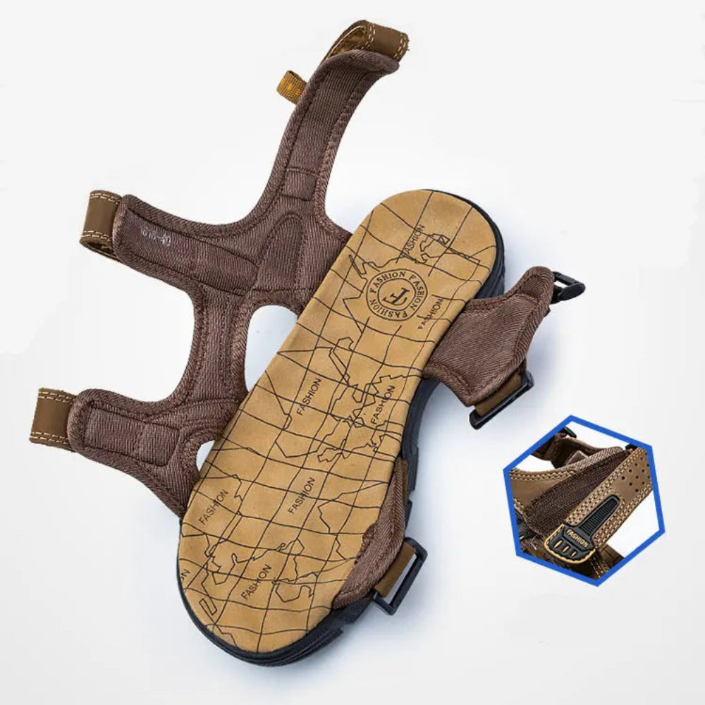 Sandalen Heren Comfort Orthopedisch Klittenband Outdoor