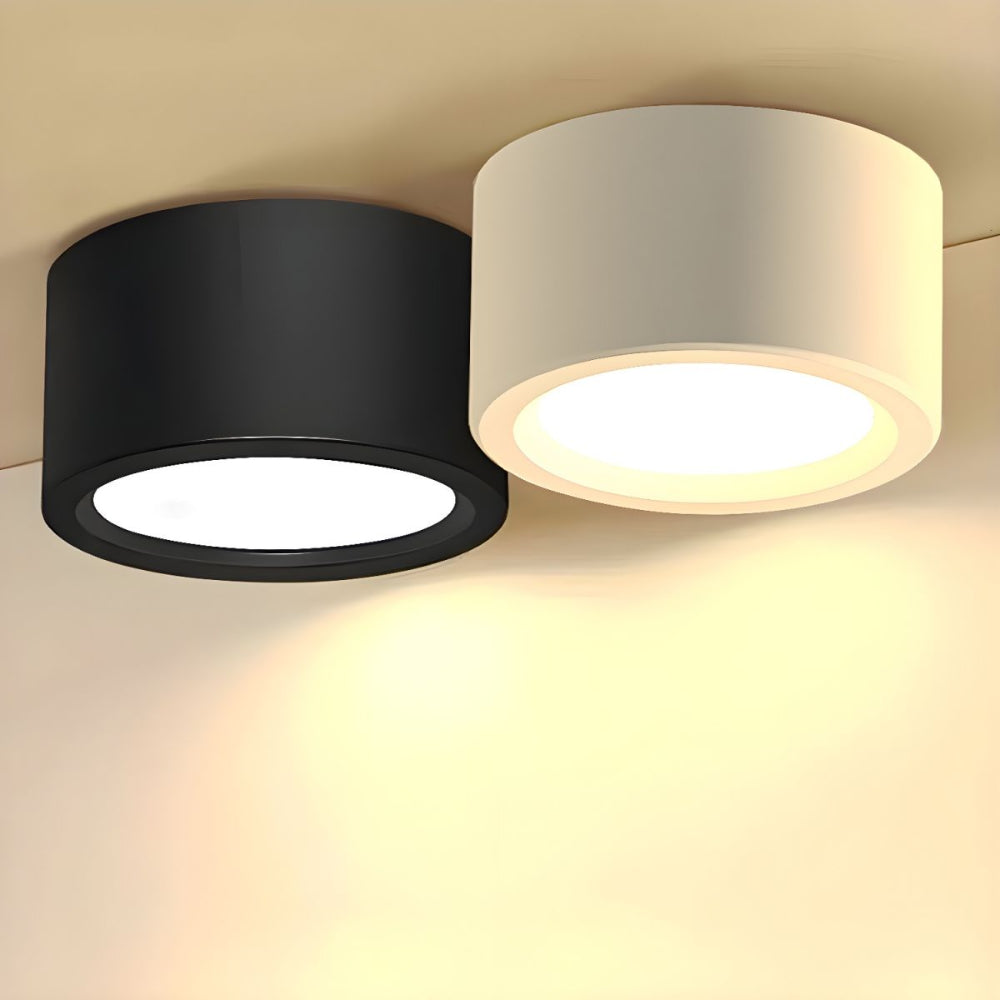 Plafondlamp LED Scandinavisch Cilinder Opbouwlamp Aluminium