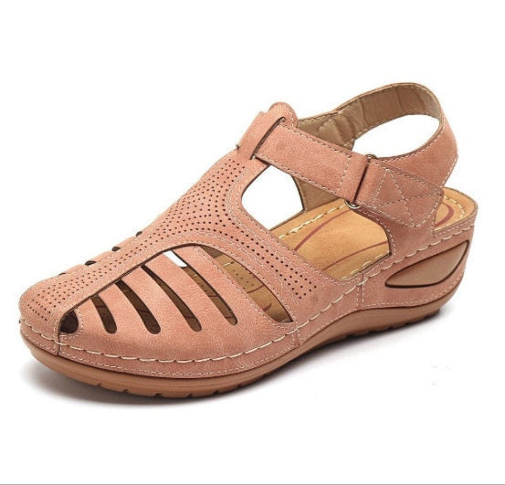 Dames Sandalen Comfort Sleehak PU Leer Instap