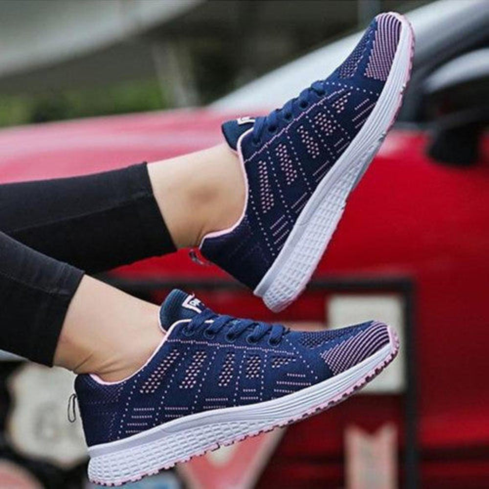 Dames Sneakers Ademend Mesh Lichtgewicht Sport Schoenen