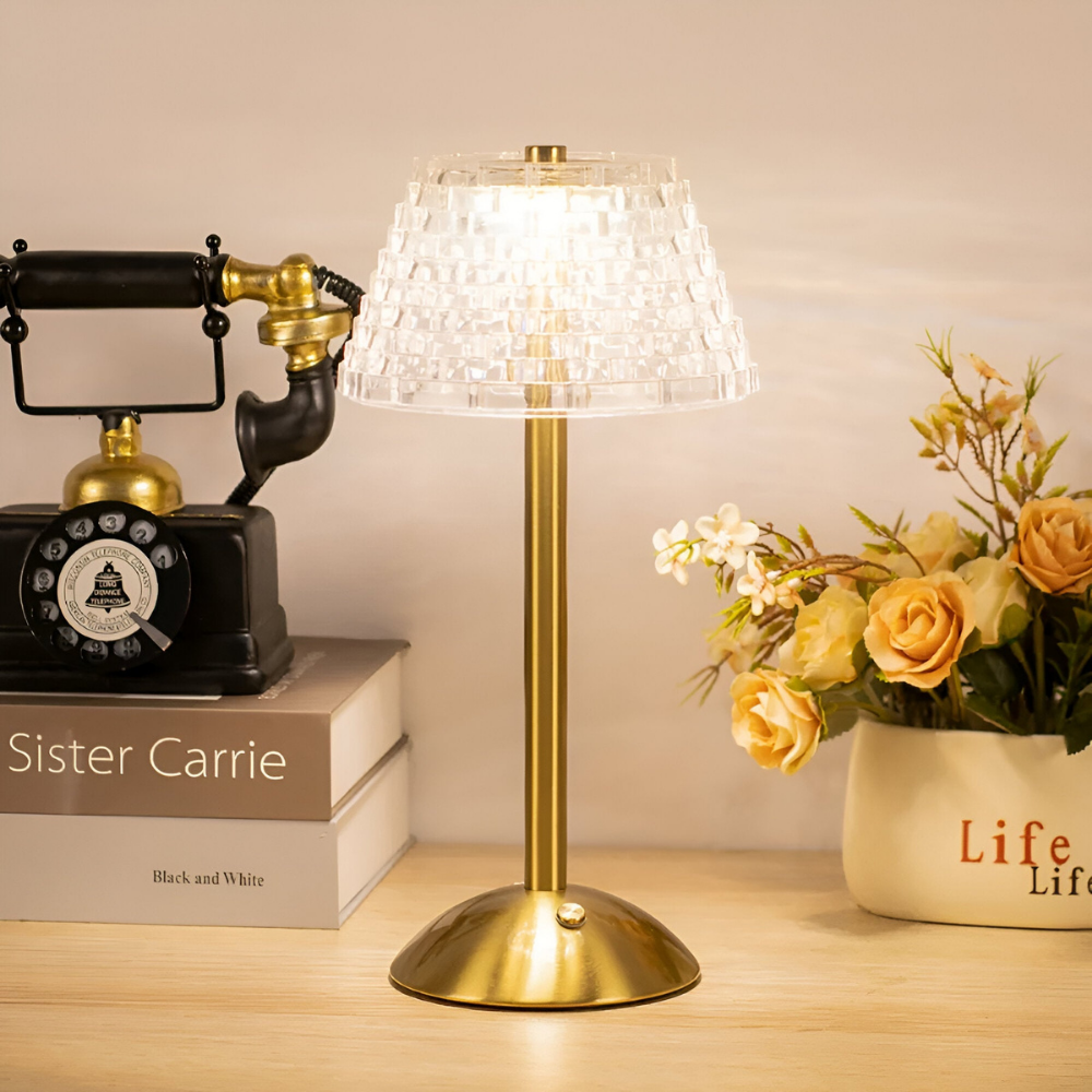 Tafellamp Vintage Draadloos Metalen Sfeerverlichting