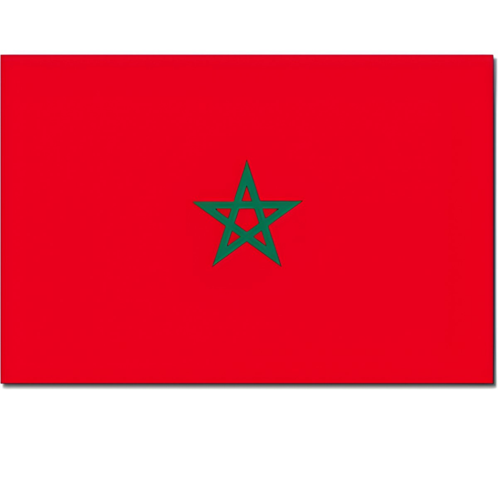 Vlag Marokko Nationaal Polyester Buiten Binnen