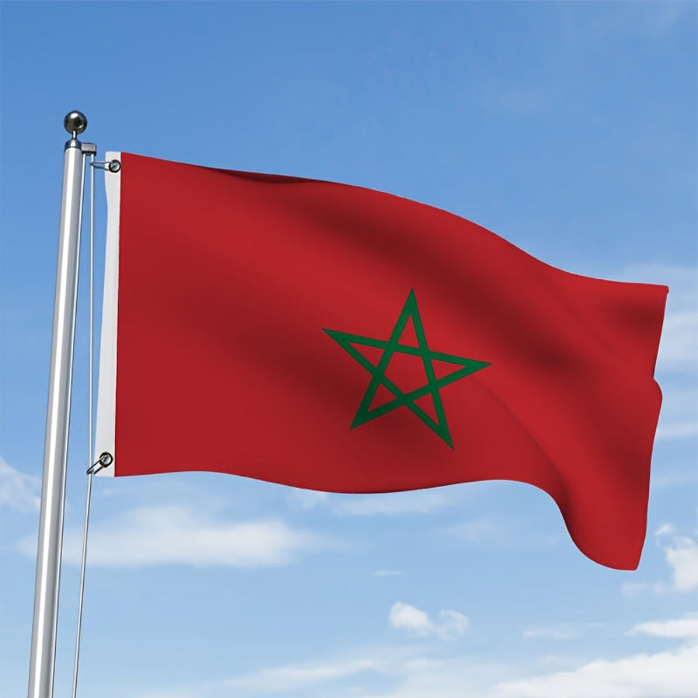Vlag Marokko Polyester Nationaal Outdoor Binnen Decoratie