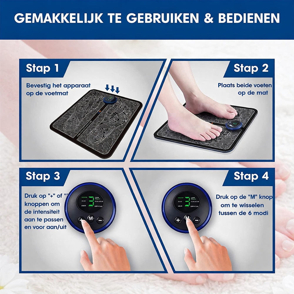 Voetmassage Apparaat EMS Elektrisch Circulatie Mat