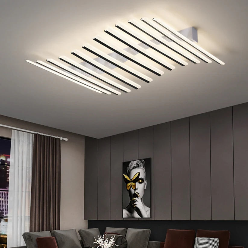 12-Golfen Plafondlamp – Moderne Slimme Lamp met Afstandsbediening en App