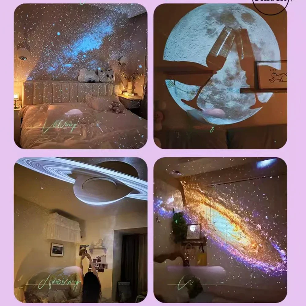 Nachtlamp Projector Galaxy Sterren Bluetooth Slaapverlichting