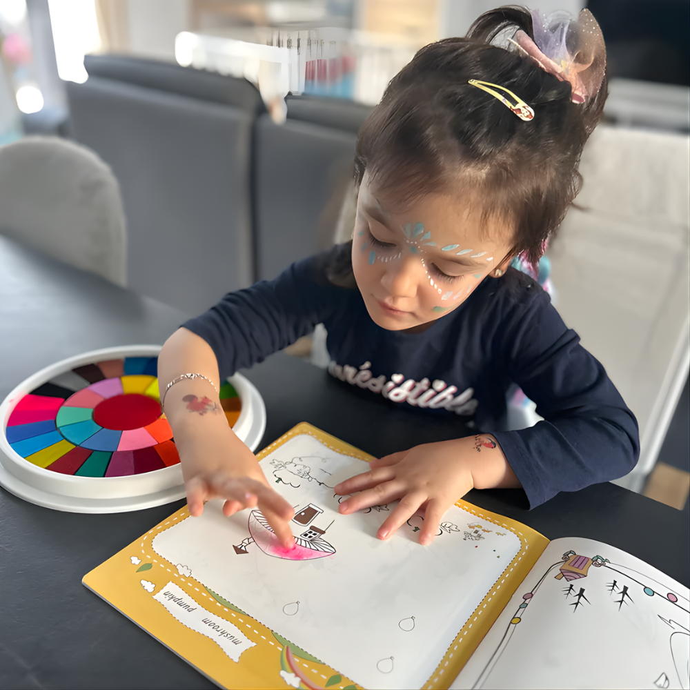 Vingerverf Kinderen Kleurboek Creatieve Verfset Speelgoed