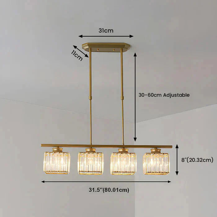 Nordic Glazen Hanglamp met Meerdere Lichtpunten