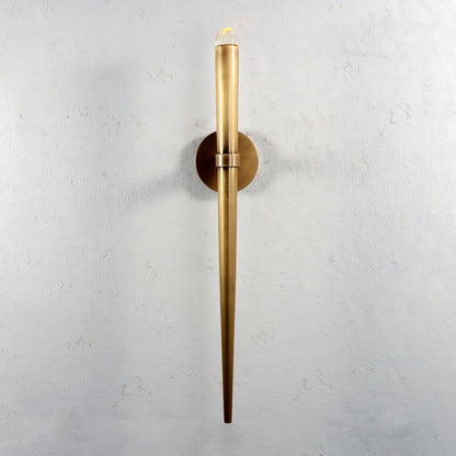 Moderne Minimalistische Wandlamp met Dunne Fakkel