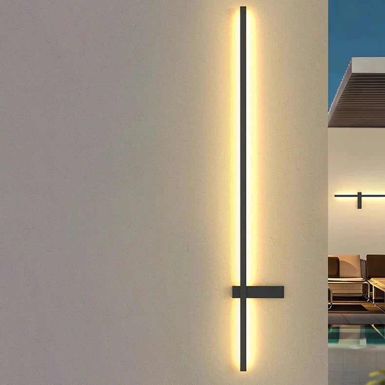 Moderne Minimalistische LED IJzeren Buiten Wandlamp