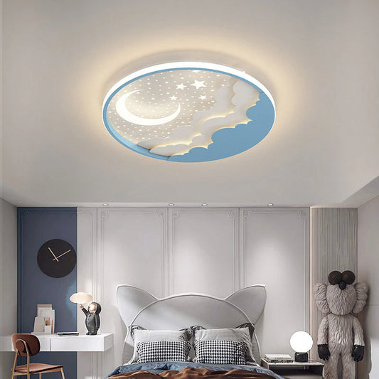 Creatieve Cartoonsterren Maan Acryl LED Plafondlamp