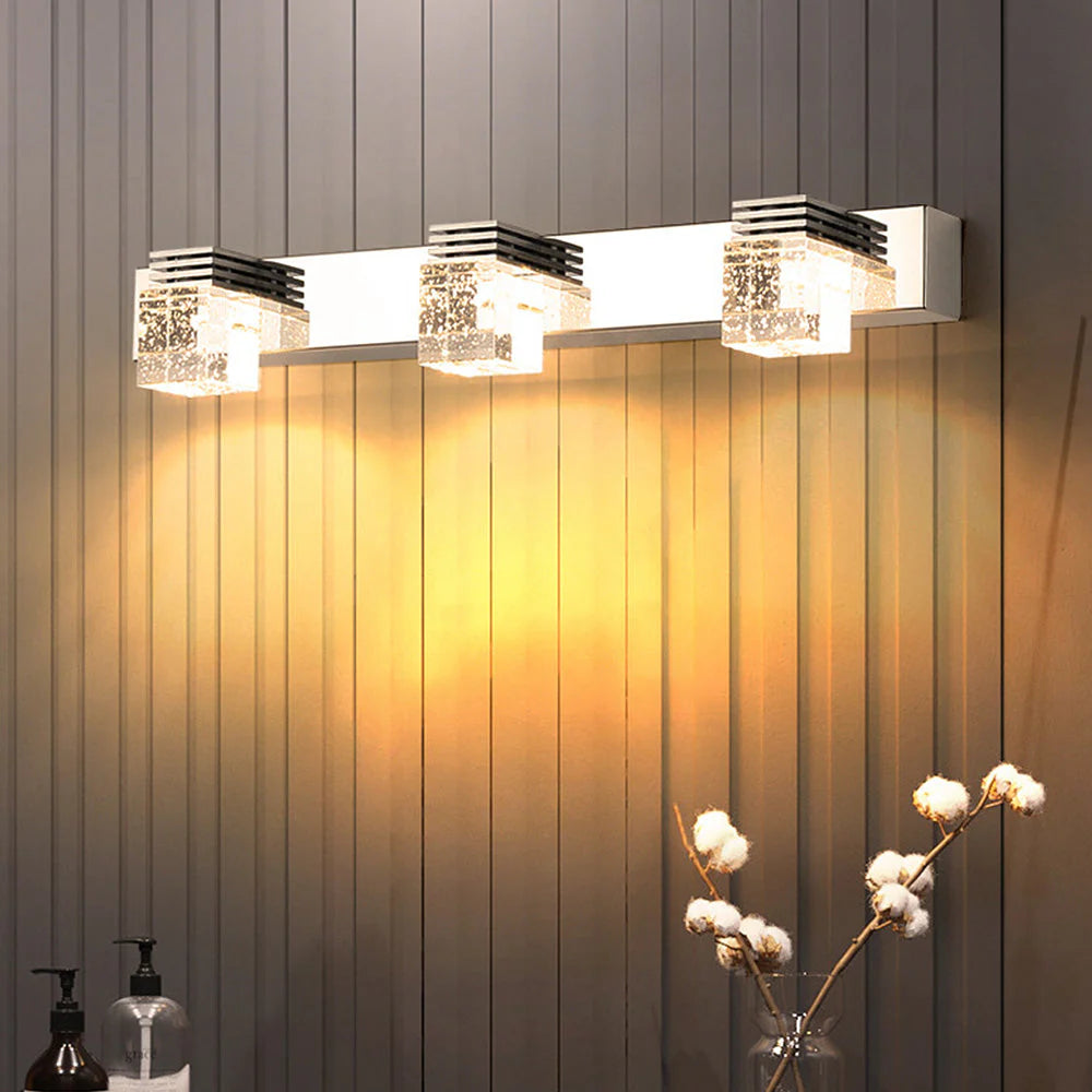Kristal Zilver Luxe LED Wandlamp