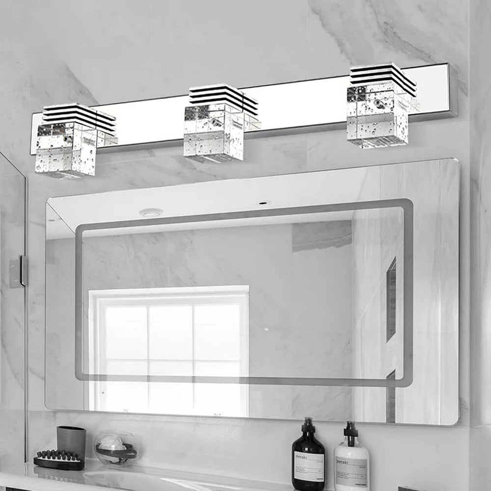 Kristal Zilver Luxe LED Wandlamp