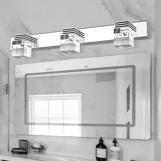 Kristal Zilver Luxe LED Wandlamp
