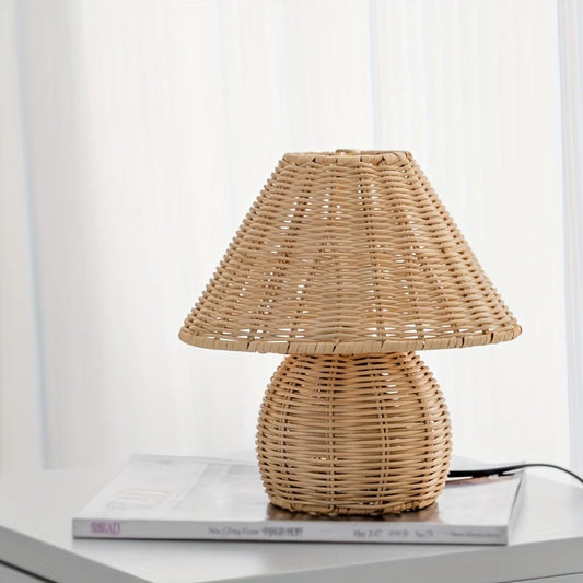 USB Fantasy-Bureaulamp-op Pagode Geïnspireerde, Handgeweven Elegantie