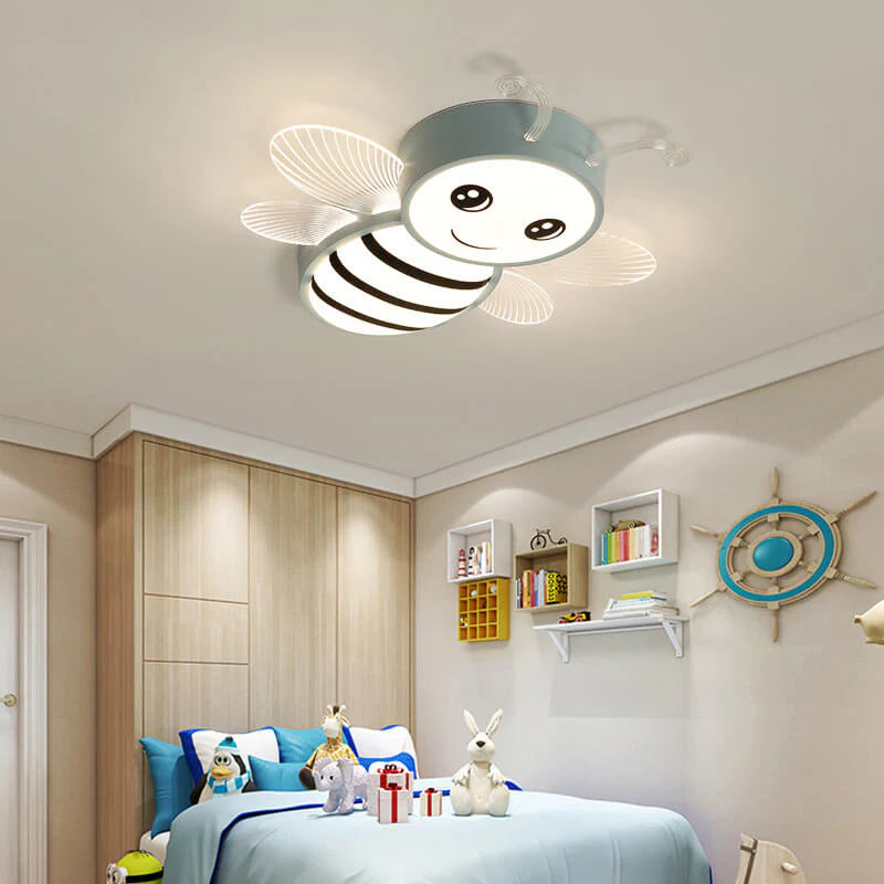 Moderne Creatieve Kinder Bijen LED Plafondlamp