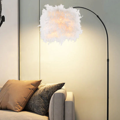 Nordic Staande Vloerlamp met Verenlampenkap