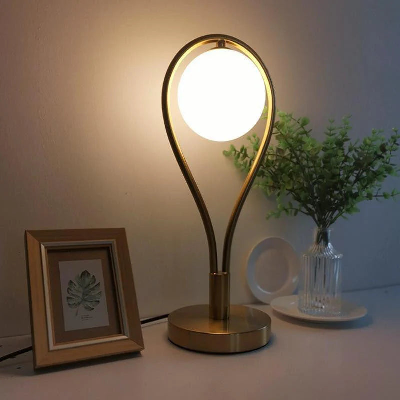 Moderne LED Glazen Bol Tafellamp