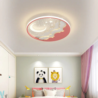 Creatieve Cartoonsterren Maan Acryl LED Plafondlamp