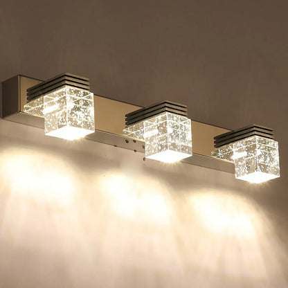 Kristal Zilver Luxe LED Wandlamp