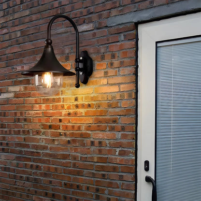 IP54 Vintage Zwarte Wandlamp Buiten