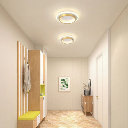 Flush Mount Metaal Acryl Ronde LED Plafondlamp