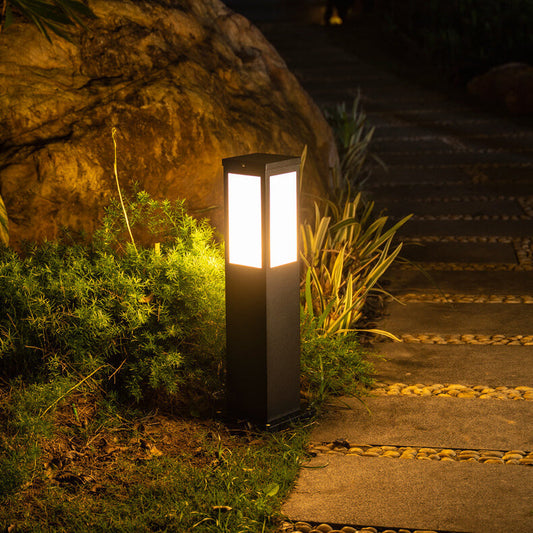 IP65 Vierkant Buitenlamp met Warm LED Licht