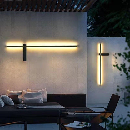 Moderne Minimalistische LED IJzeren Buiten Wandlamp
